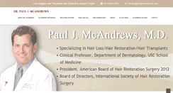 Desktop Screenshot of hairgrowthdoctor.com